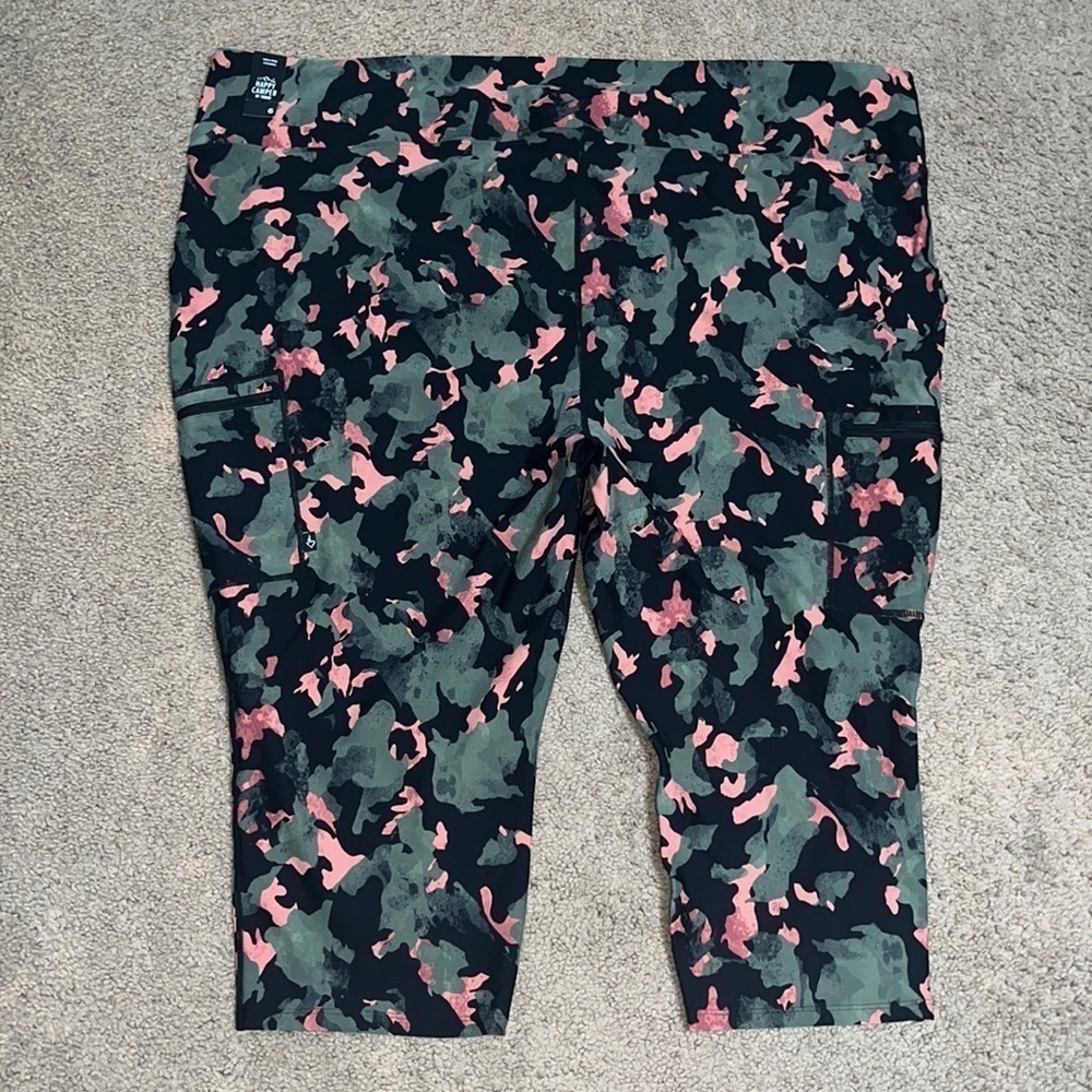 Happy Camper Performance Core Capri Active Legging With Cargo Pocket 6X / 30 - Picture 6 of 9